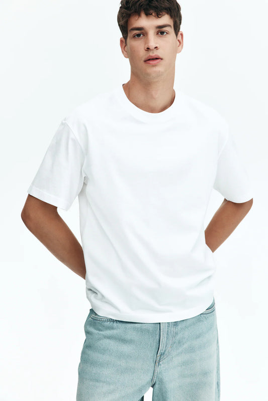 New Premium White T-shirt